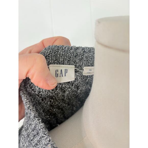 GAP Gray Wavy Cable Knit Crewneck Sweater XS - Picture 9 of 9